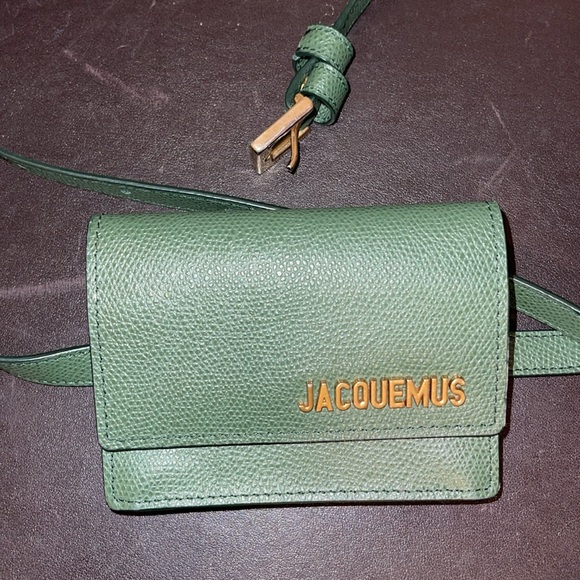 Jacquemus La Ceinture Bello Green Belt Bag - Picture 2 of 3